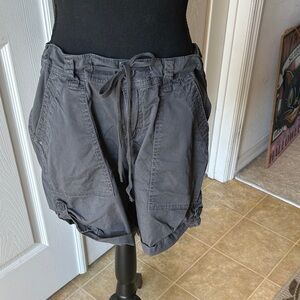 Women's Gray Casual Shorts